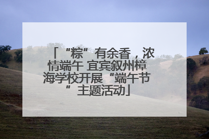 “粽”有余香，浓情端午 宜宾叙州樟海学校开展“端午节”主题活动