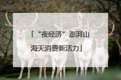 “夜经济”澎湃山海天消费新活力