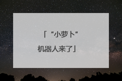 “小萝卜”机器人来了