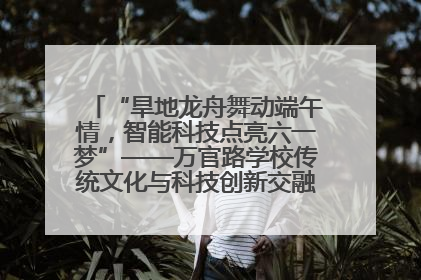 “旱地龙舟舞动端午情，智能科技点亮六一梦”——万官路学校传统文化与科技创新交融的精彩盛宴