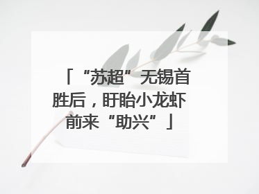 “苏超”无锡首胜后，盱眙小龙虾前来“助兴”