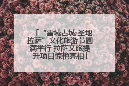 “雪域古城·圣地拉萨”文化旅游节圆满举行 拉萨文旅提升项目惊艳亮相