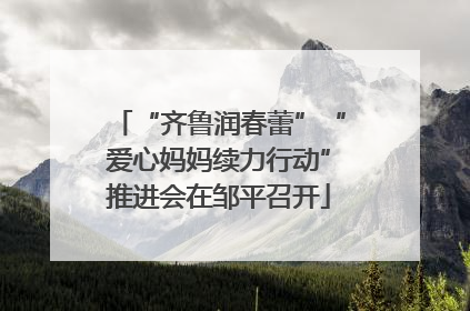 “齐鲁润春蕾”“爱心妈妈续力行动”推进会在邹平召开