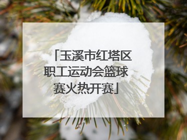 玉溪市红塔区职工运动会篮球赛火热开赛