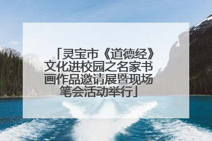 灵宝市《道德经》文化进校园之名家书画作品邀请展暨现场笔会活动举行