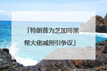 特朗普为芝加哥黑帮大佬减刑引争议
