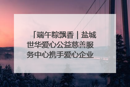 端午粽飘香｜盐城世华爱心公益慈善服务中心携手爱心企业发起情暖“城市守护者”慰问活动