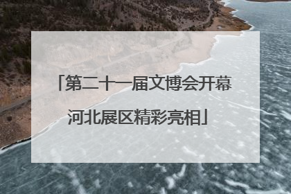 第二十一届文博会开幕 河北展区精彩亮相