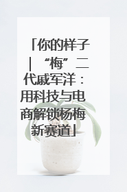 你的样子｜“梅”二代戚军洋：用科技与电商解锁杨梅新赛道