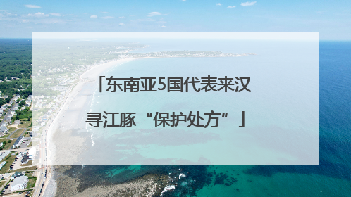 东南亚5国代表来汉寻江豚“保护处方”