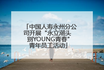 中国人寿永州分公司开展“永立潮头 别YOUNG青春”青年员工活动