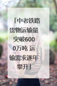 中老铁路货物运输量突破6000万吨 运输需求逐年攀升