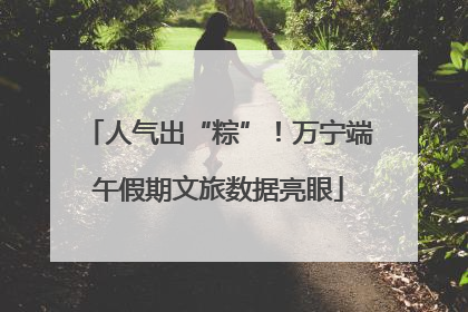 人气出“粽”！万宁端午假期文旅数据亮眼
