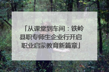 从课堂到车间：铁岭县职专师生企业行开启职业启蒙教育新篇章