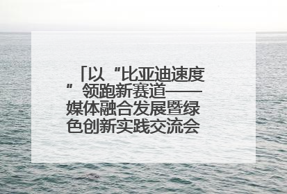 以“比亚迪速度”领跑新赛道——媒体融合发展暨绿色创新实践交流会首站走进比亚迪