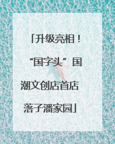 升级亮相！“国字头”国潮文创店首店落子潘家园