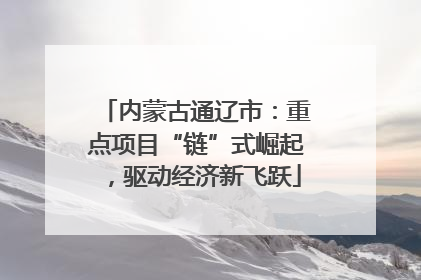 内蒙古通辽市：重点项目“链”式崛起，驱动经济新飞跃