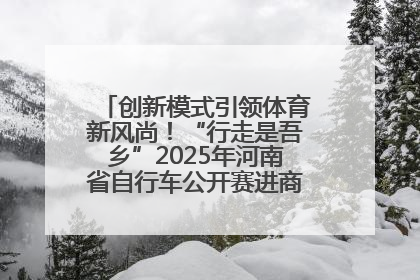 创新模式引领体育新风尚！“行走是吾乡”2025年河南省自行车公开赛进商圈系列赛落幕