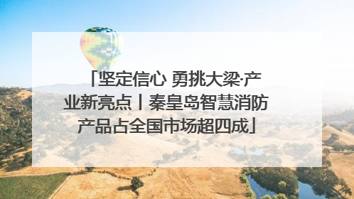 坚定信心 勇挑大梁·产业新亮点丨秦皇岛智慧消防产品占全国市场超四成