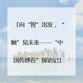 向“智”出发，“触”见未来——“中国传感谷”探访记