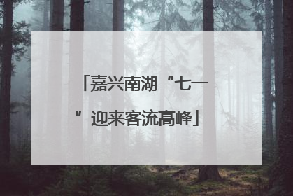 嘉兴南湖“七一”迎来客流高峰
