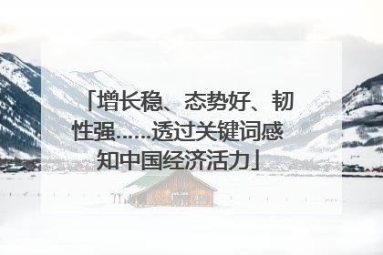 增长稳、态势好、韧性强……透过关键词感知中国经济活力
