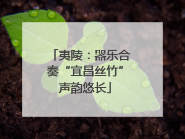 夷陵：器乐合奏“宜昌丝竹”声韵悠长