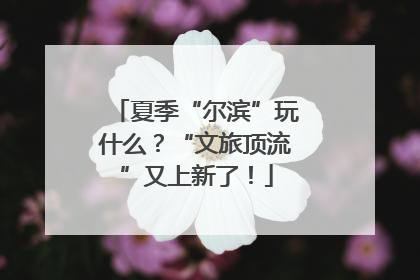夏季“尔滨”玩什么？“文旅顶流”又上新了！