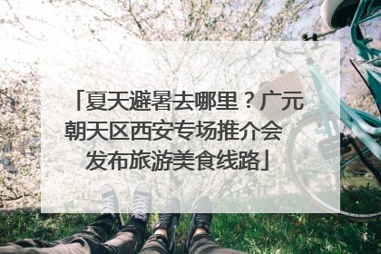 夏天避暑去哪里？广元朝天区西安专场推介会 发布旅游美食线路
