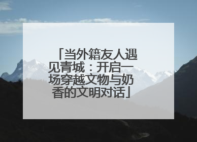 当外籍友人遇见青城：开启一场穿越文物与奶香的文明对话