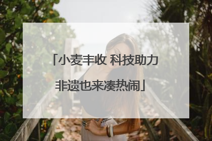 小麦丰收 科技助力 非遗也来凑热闹