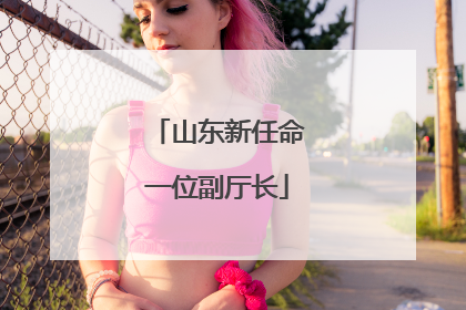 山东新任命一位副厅长