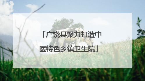 广饶县聚力打造中医特色乡镇卫生院
