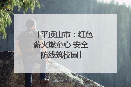 平顶山市：红色薪火燃童心 安全防线筑校园