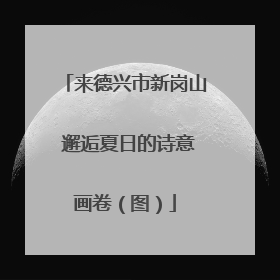 来德兴市新岗山 邂逅夏日的诗意画卷（图）