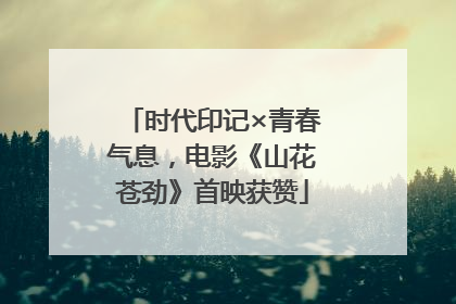 时代印记×青春气息，电影《山花苍劲》首映获赞