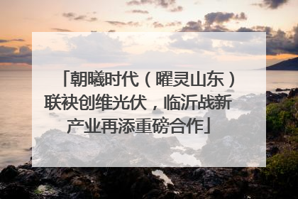 朝曦时代（曜灵山东）联袂创维光伏，临沂战新产业再添重磅合作