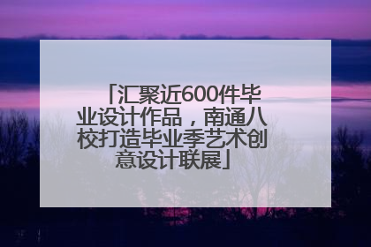 汇聚近600件毕业设计作品，南通八校打造毕业季艺术创意设计联展
