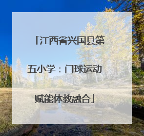 江西省兴国县第五小学：门球运动赋能体教融合