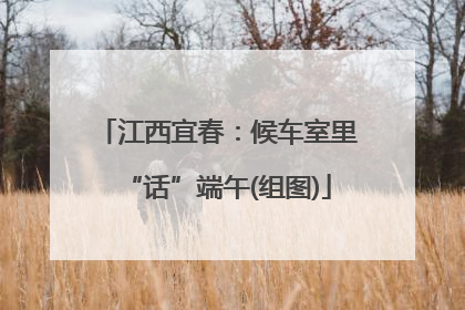 江西宜春：候车室里“话”端午(组图)