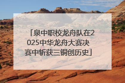 泉中职校龙舟队在2025中华龙舟大赛决赛中斩获三铜创历史