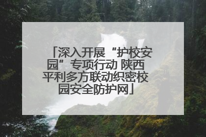 深入开展“护校安园”专项行动 陕西平利多方联动织密校园安全防护网