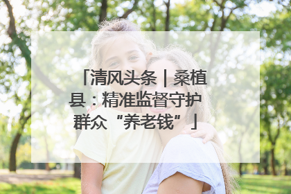 清风头条｜桑植县：精准监督守护群众“养老钱”