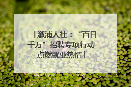 溆浦人社：“百日千万”招聘专项行动点燃就业热情