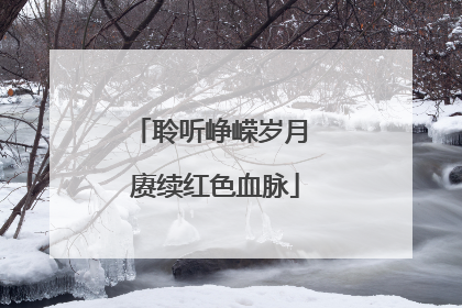 聆听峥嵘岁月 赓续红色血脉