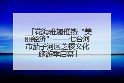 花海雅趣催热“美丽经济”——七台河市茄子河区芝樱文化旅游季启幕