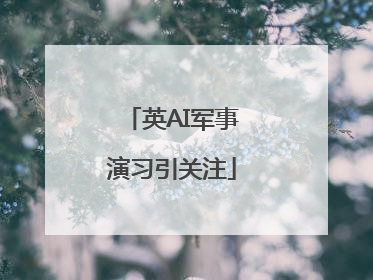 英AI军事演习引关注