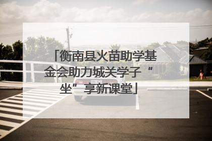 衡南县火苗助学基金会助力城关学子“坐”享新课堂