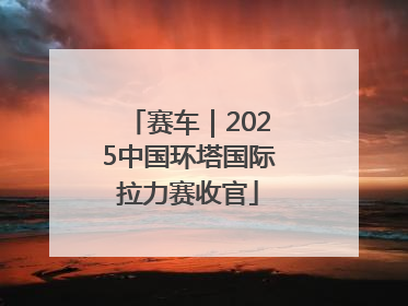 赛车｜2025中国环塔国际拉力赛收官