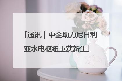 通讯｜中企助力尼日利亚水电枢纽重获新生